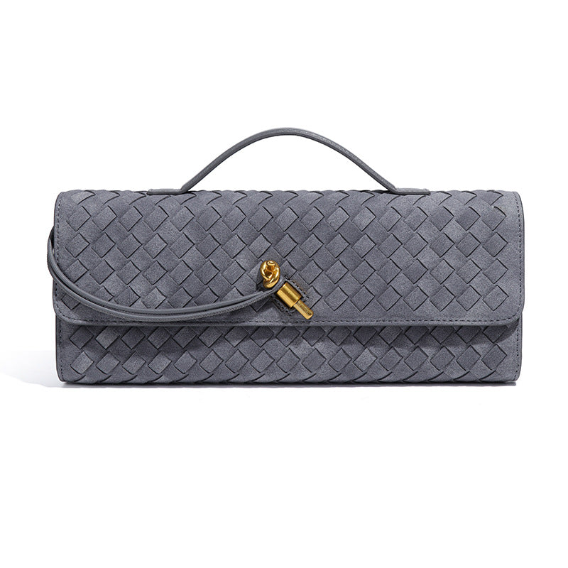 2025 Fall/Winter Woven Suede Crossbody & Evening Clutch for Women