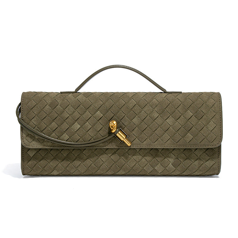 2025 Fall/Winter Woven Suede Crossbody & Evening Clutch for Women